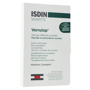 Isdin Verrutop Trattamento delle verruche Warts 4 Fiale da 0.10ml