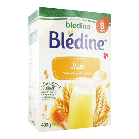 Blédine Blédine Cereale praf cu aromă de miere Copii de la 8 luni 400g