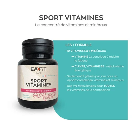 Eafit Sport Vitamines 60 Gelules
