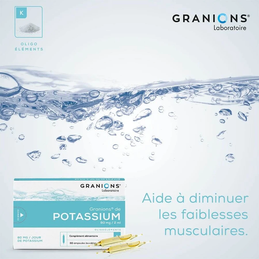 Granions Potassium 30 Ampullen 60 ml