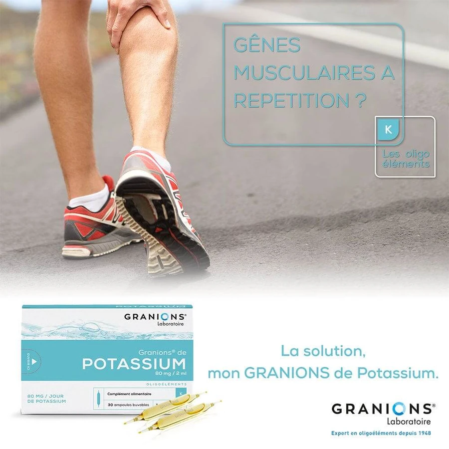 Granions Potassium 30 Ampullen 60 ml