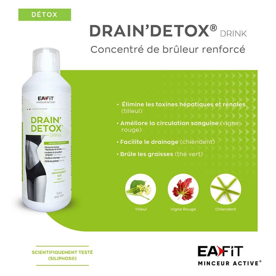 Eafit Detox Entwässernde Entgiftungsmittel 500ml