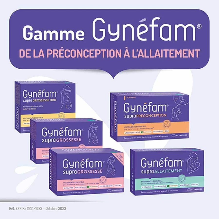 Effik Gynéfam Pre-concepție Supra 60 capsule