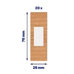 Elastoplast Plasturi impermeabile Extra rezistente 1 dimensiune 20pcs