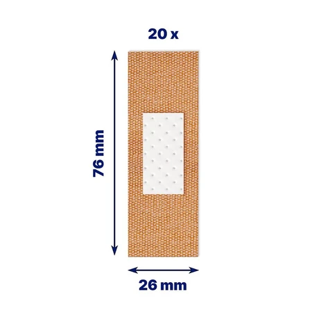 Elastoplast Plasturi impermeabile Extra rezistente 1 dimensiune 20pcs