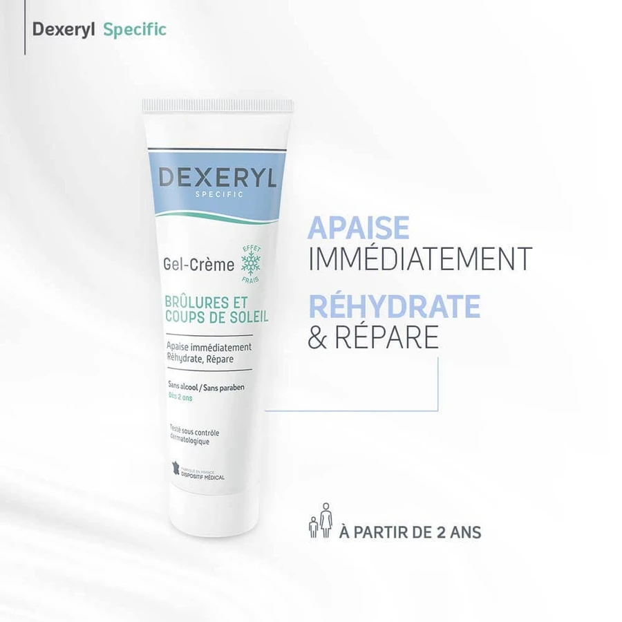 Dexeryl Specific Crema-gel lenitiva Ustioni superficiali e scottature solari 150g