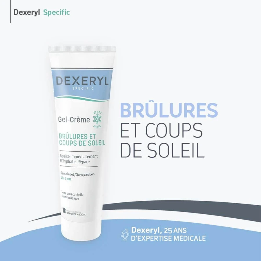 Dexeryl Specific Crema-gel lenitiva Ustioni superficiali e scottature solari 150g