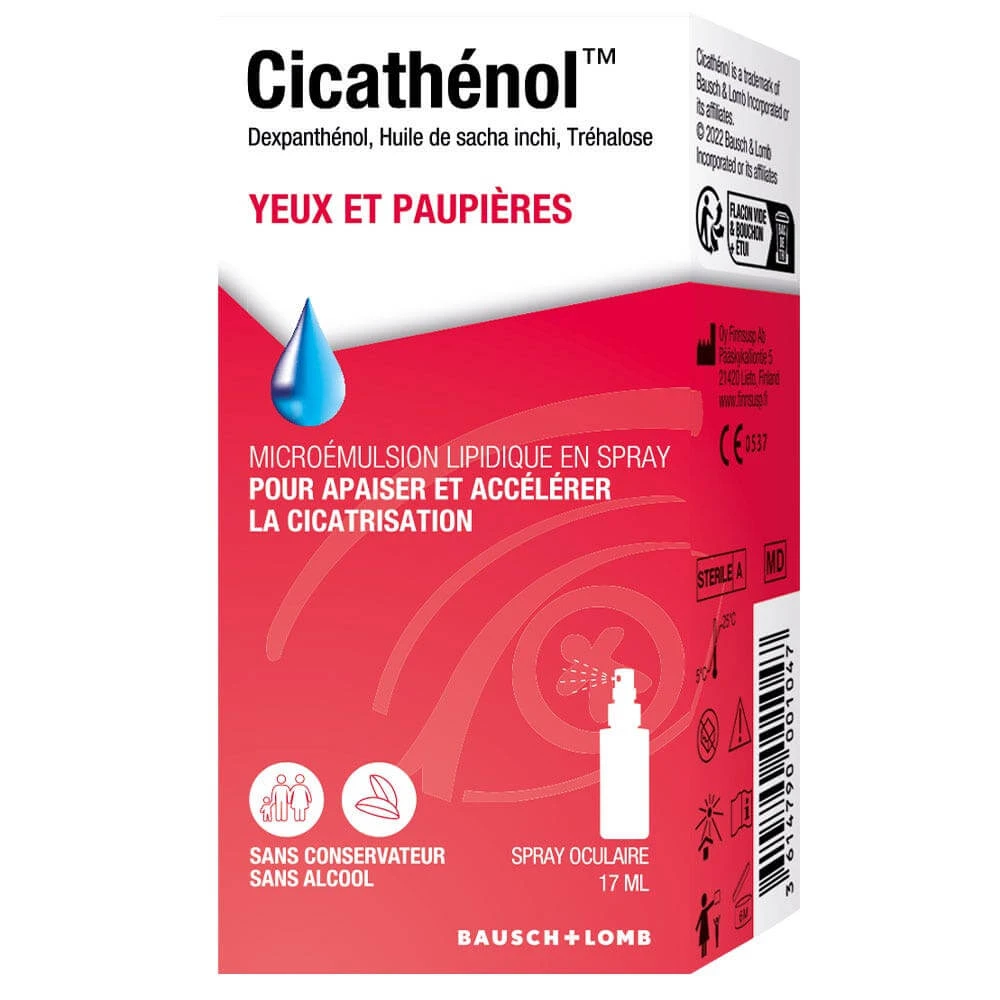 Bausch&Lomb Cicatene Augenspray Augen und Augenlider 17ml