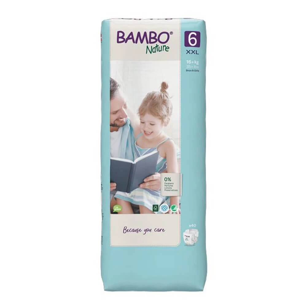 Bambo Nature XXL Windeln Größe 6 Von 16kg 40 Stück