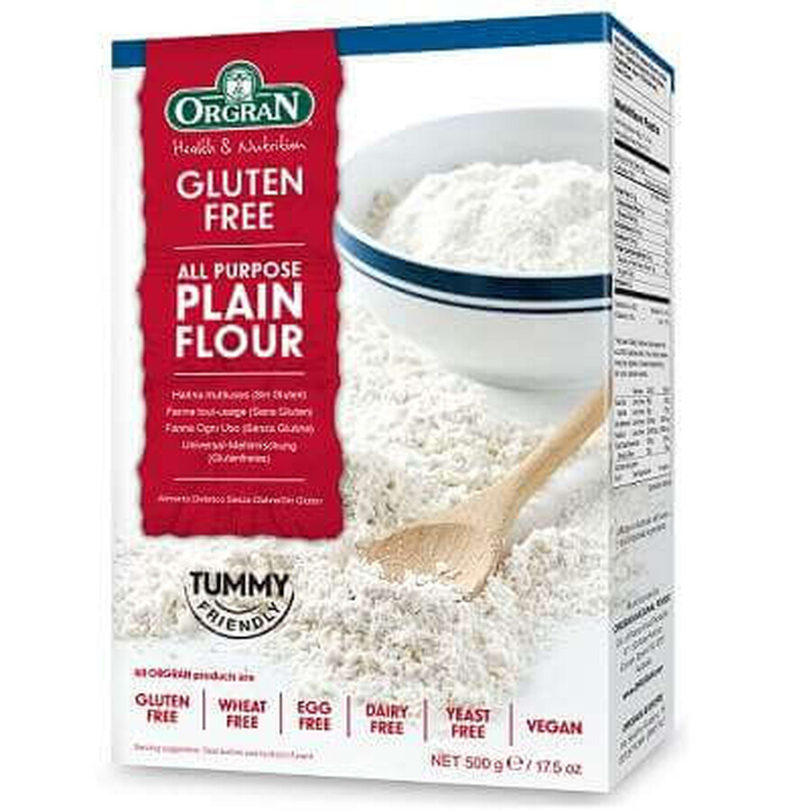 Faina simpla universala fara gluten, 500 g, Orgran