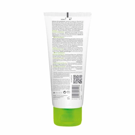 Bioderma Sebium Exfoliating Scrub Purifying Mixed To Oily Skin 100ml