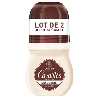 Cavaillès Dermato Deodorant bărbați 48H Roll On 2x50ml