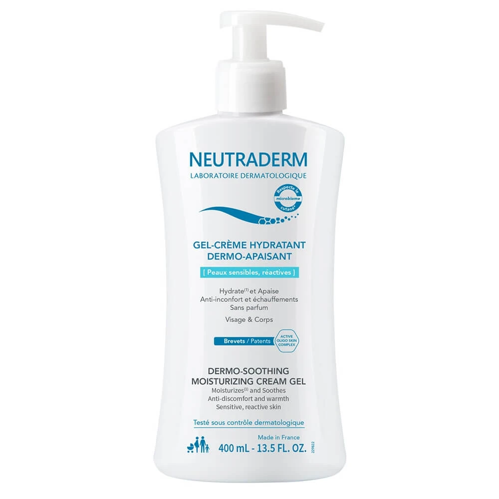 Neutraderm Feuchtigkeitsspendende Gel-Creme Dermo-beruhigende empfindliche Haut 400 ml