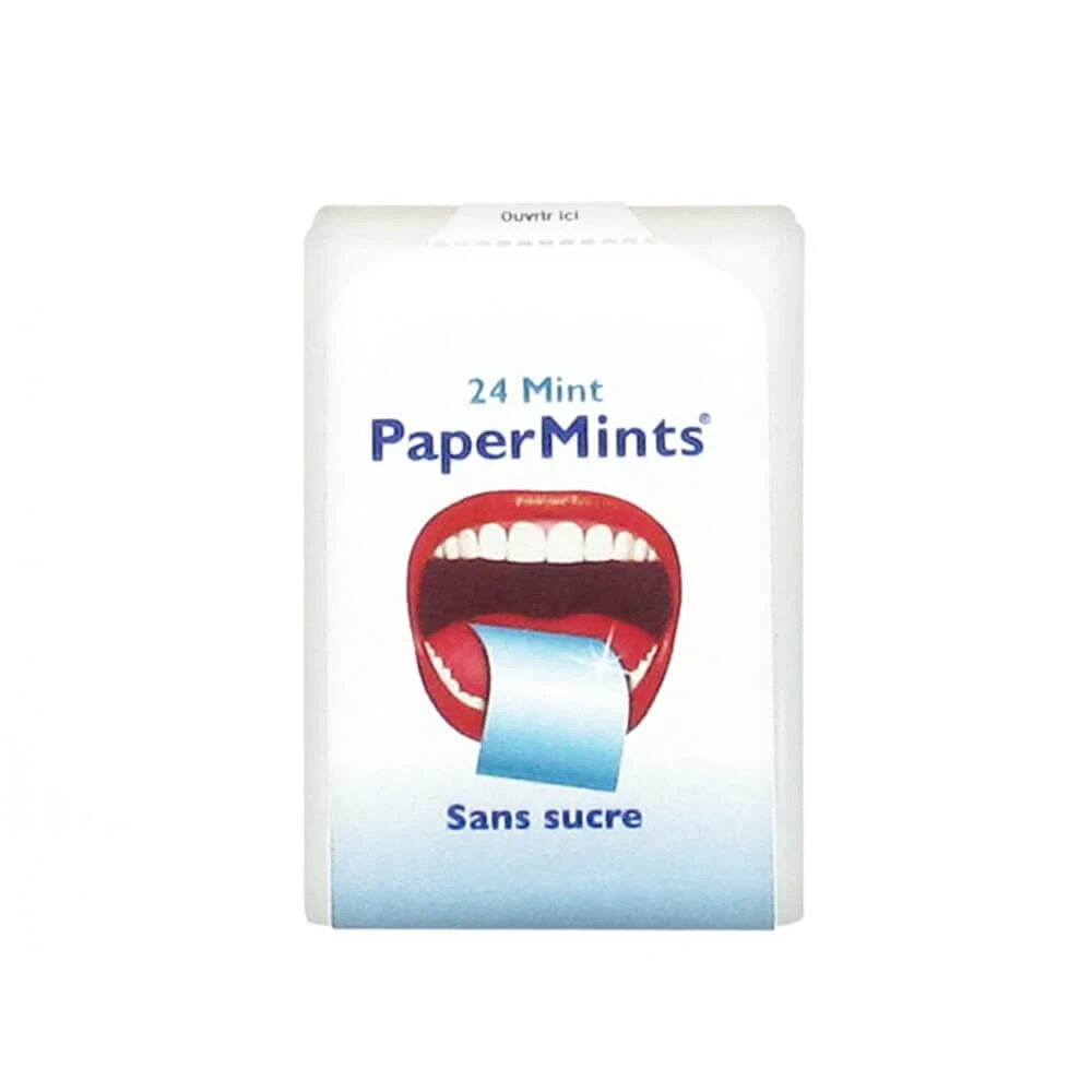 Paper Mints Zuckerfrei Blätter Erdbeere X24