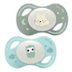 Luc Et Lea Sucettes anatomiques Nuit Extra-fines 6 Mois Et Plus x2