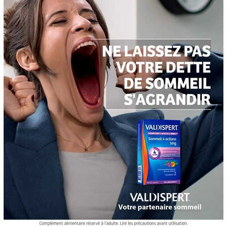 Valdispert Melatonin 1 mg 4 Acțiuni 30 comprimate