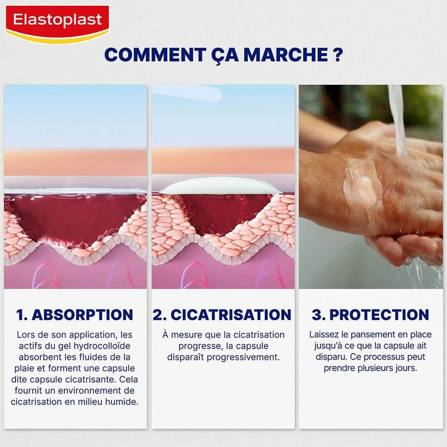 Elastoplast Dressings Tweede Huidbescherming 6 pleisters