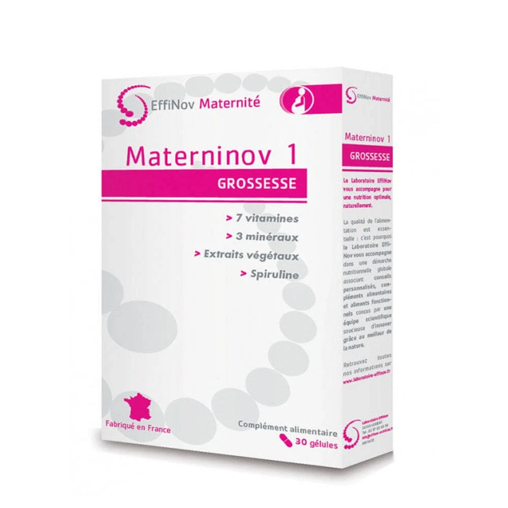 Effinov Nutrition Materninov 1 Schwangerschaft 30 Kapseln