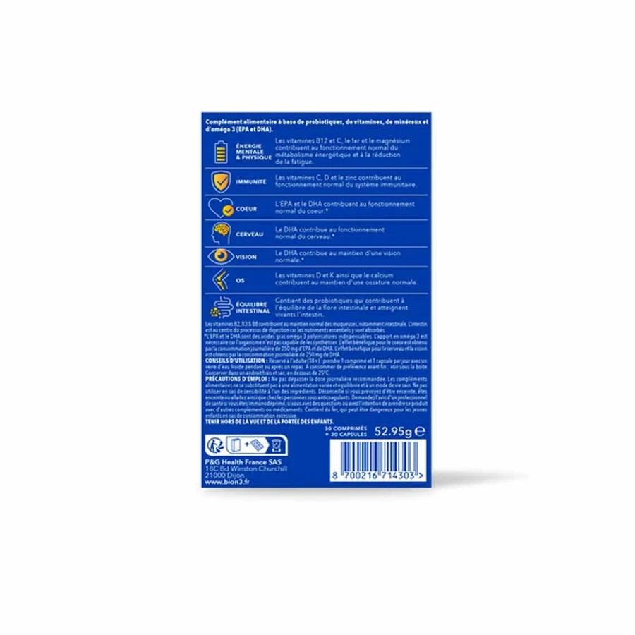 Bion3 Multi und Omega 3 30 Tabletten + 30 Kapseln