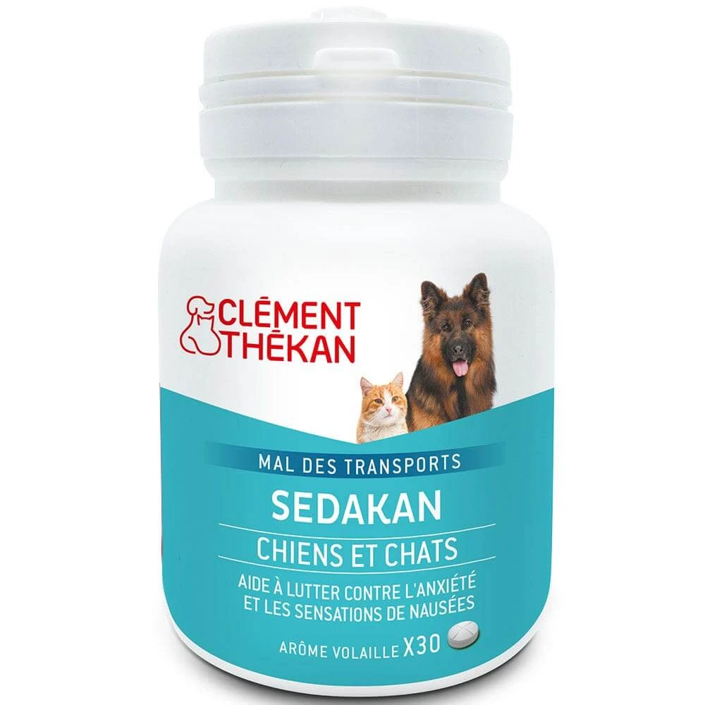 Clement-Thekan Sedakan Mal des Transports Hund und Katze 30 Tabletten