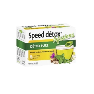 Nutreov Speed Detox Infuzii pure de detoxifiere cu aromă de lămâie 20 pliculețe