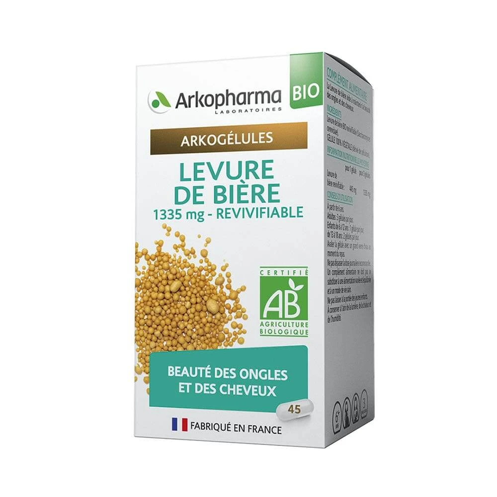 Arkopharma Arkocapsule Bierhefe Bio Nagel und Dampf Gesundheit 45 Kapseln