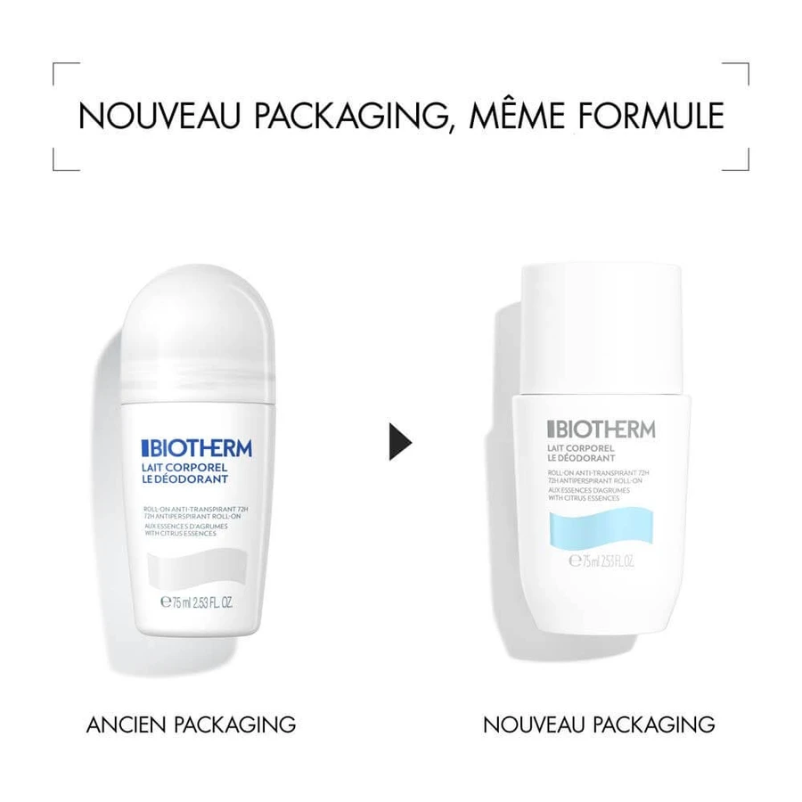 Biotherm Körpermilch Deodorant Roll-on Revitalisierend 75ml