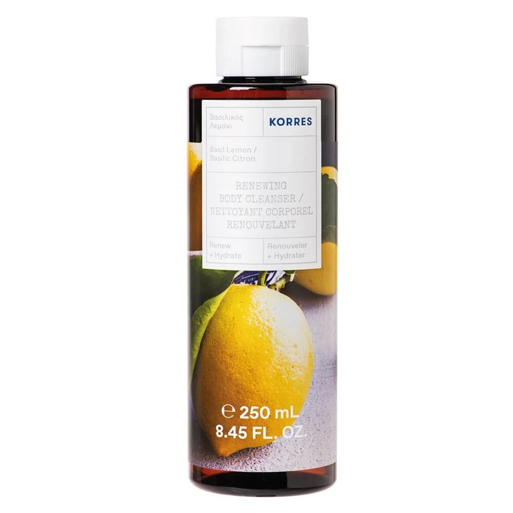 Korres The Indispensables Duschgel mit Basilikum und Zitrone 250ml