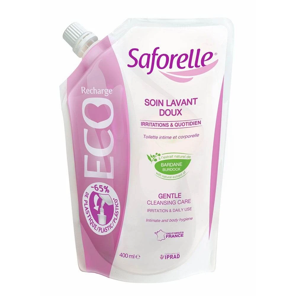 Saforelle Eco-refill Sanfte Reinigungsbehandlung 400 ml