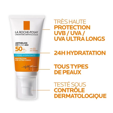 La Roche-Posay Anthelios Uvmune 400 Hydraterende Crème met Parfum Spf50+ 50ml