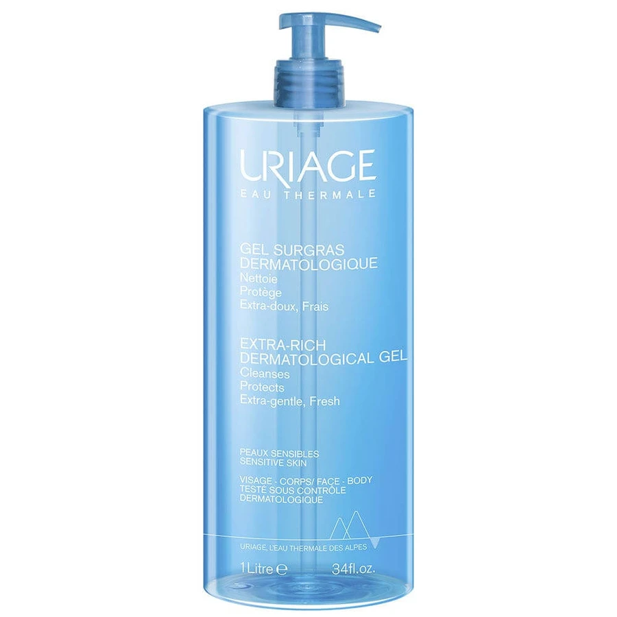 Uriage Hygiene Gel de curățare dermatologică piele sensibilă 1L
