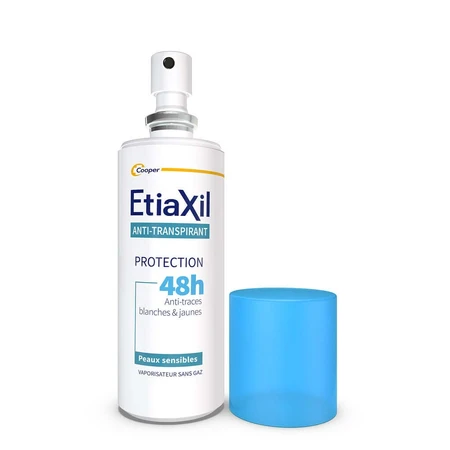 Etiaxil Antitranspirant Deodorant Spray 48h Schützen Achselhöhlen Moderate Transpiration Empfindliche Haut 100ml