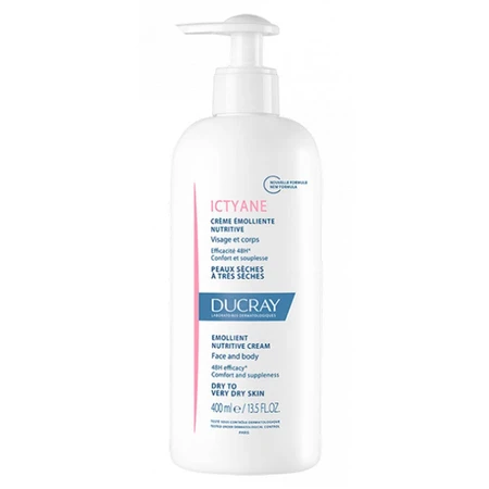 Ducray Ictyane Emollient Creme, 400 ml