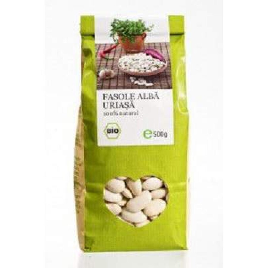 Fasole Bio albă uriașă, 500 gr, Longevita