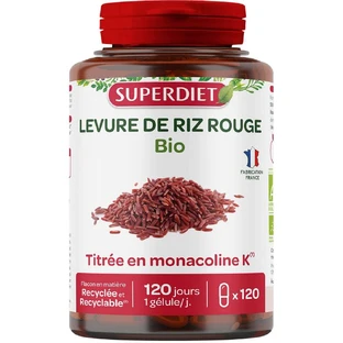 Superdiet Bio Roter Hefereis 120 Kapseln