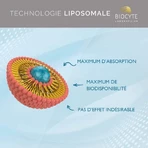 Biocyte Health Cal/mag/zinc lipozomal 60 gelule