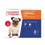 Clement-Thekan Fiprokil Fleas and Ticks for Dogs 2-10 kg 0.67ml x 4 pipettes