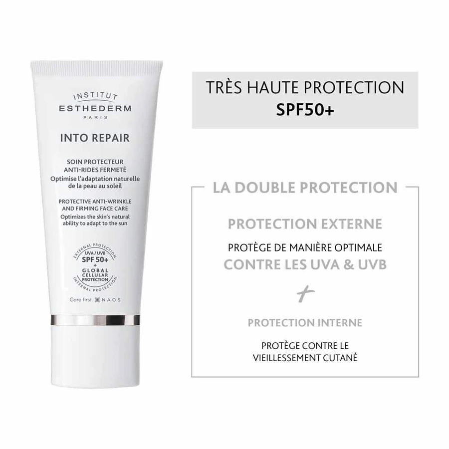 Institut Esthederm Into Repair Protective Anti-Wrinkle Firming Treatment SPF50+ 50ml