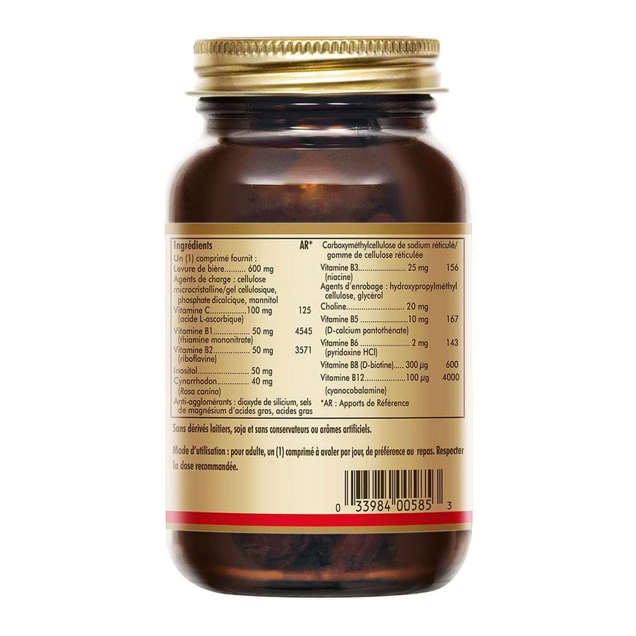Solgar B-Complex Stress Complex Formel Entspannung Sommeil 90 Tabletten