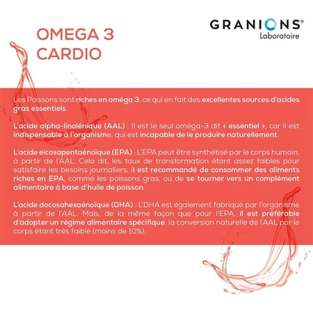 Granions Omega 3 Cardio 30 Cápsulas