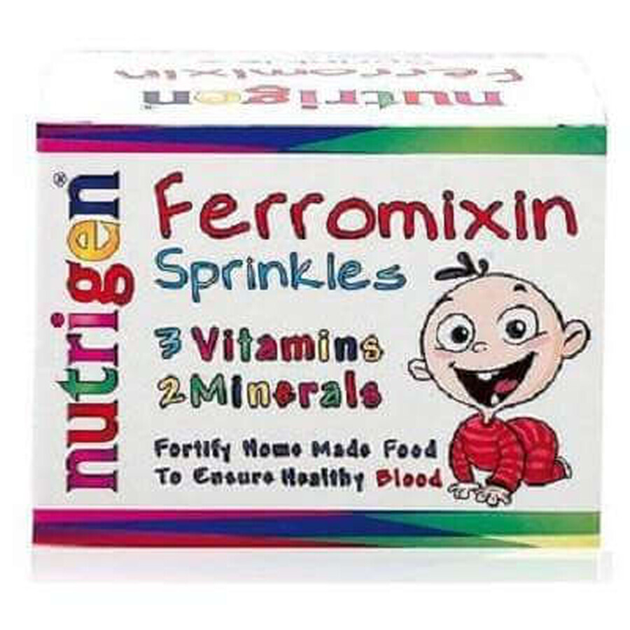 Ferromixin pudră cu micronutrienți, +6 luni, 30 plicuri, Nutrigen