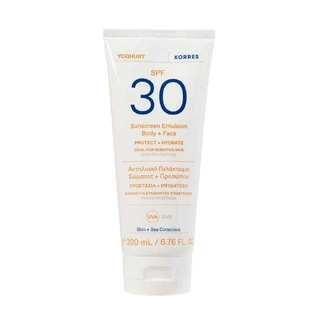 Korres Yoghurt Crème Solaire Visage & Corps SPF30 200ml