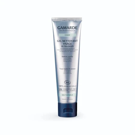 Gel de curățare a feței pentru bărbați Gamarde Ultra Delicate Organic Ultra Doux 100g