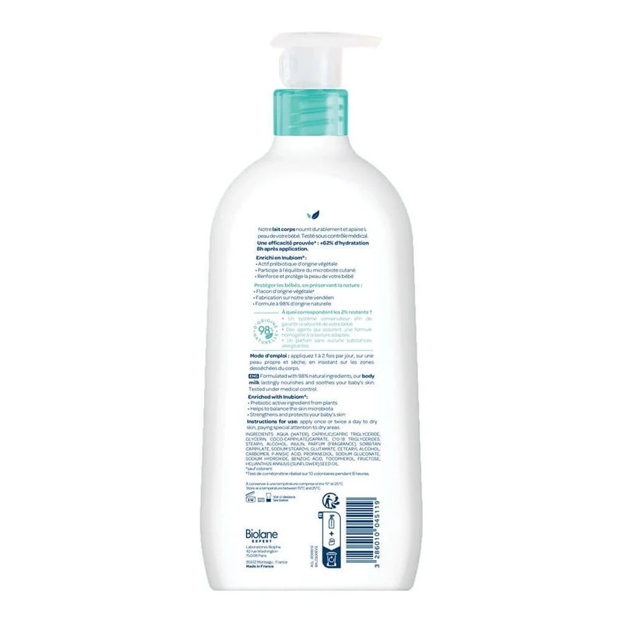 Biolane Expert Baby Körpermilch Peaux Sensibles 300 ml