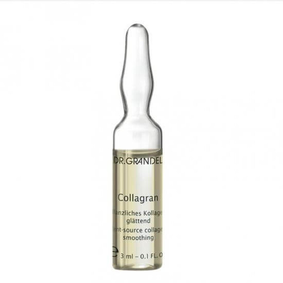 Fiola cu concentrat activ hidratare si netezire Collagran, 3 ml, Dr. Grandel