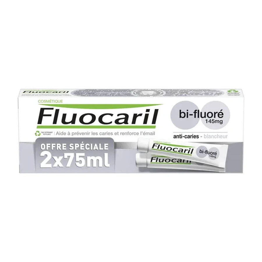 Fluocaril Zahnpasta Bi-fluore Blancheur Anti-Karies 2x75ml