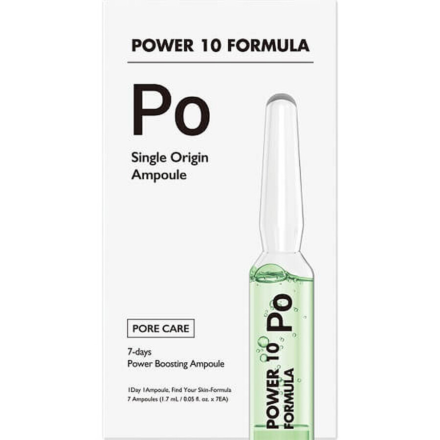 Fiole pentru ingrijirea porilor, Single Origin PO, 7x1.7 ml, Its Skin