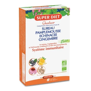 Superdiet Quatuor Organic Sistem imunitar 20 flacoane