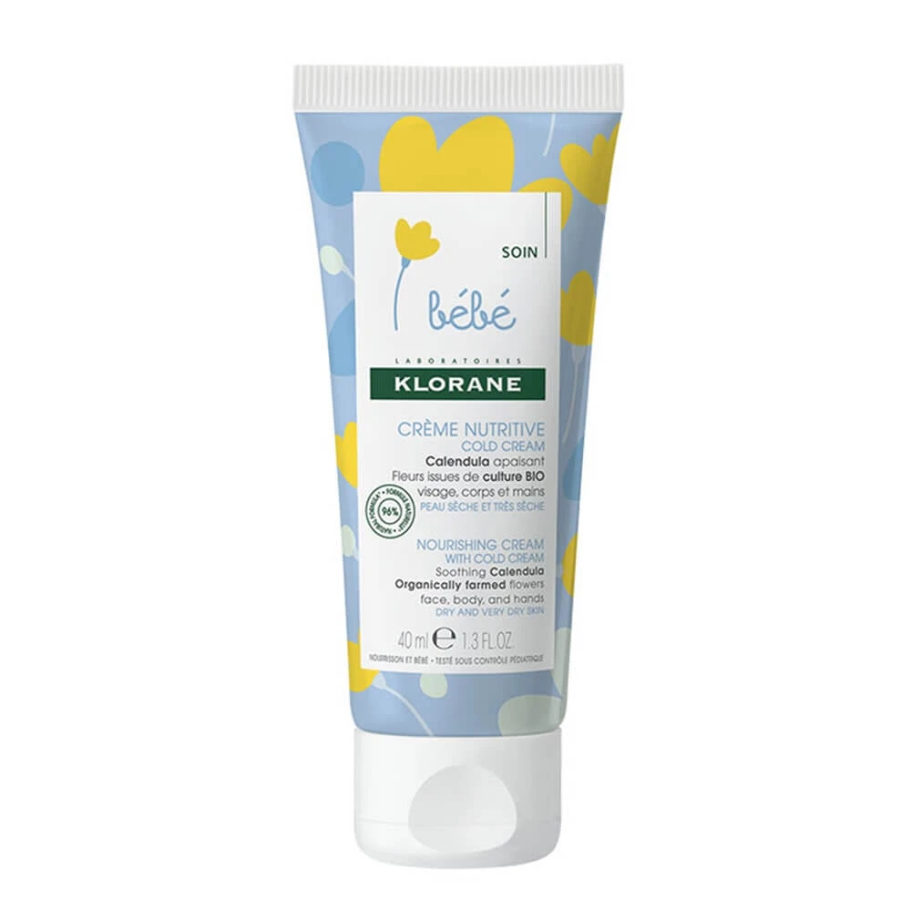 Klorane Newborn Nourishing Cold Cream Trockene oder sehr trockene Haut 40ml