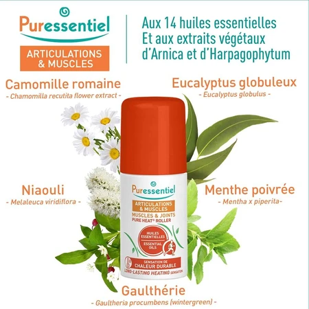 Puressentiel Gelenke und Muskeln Pure Heat Roller 75ml